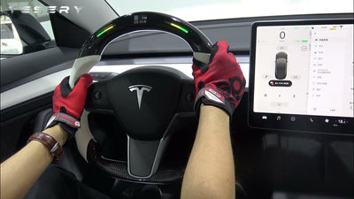 Wie wäre es mit dem Tesla LED-Lenkrad mit Model 3 und Model Y?
