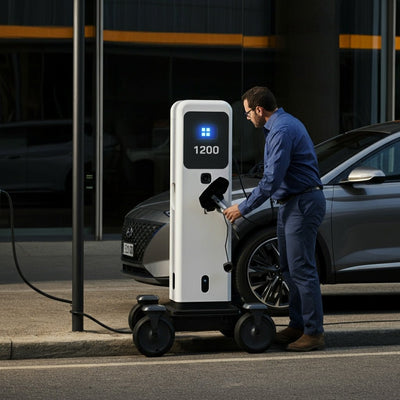 Hyundai beginnt mit Praxistests eines KI-gestützten Laderoboters für Elektrofahrzeuge