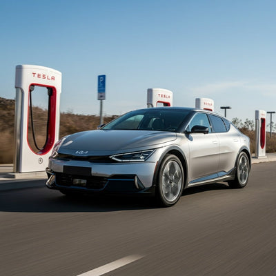Kia erweitert Zugang für Elektrofahrzeuge mit Tesla-Supercharger-Netzwerk und entschuldigt sich