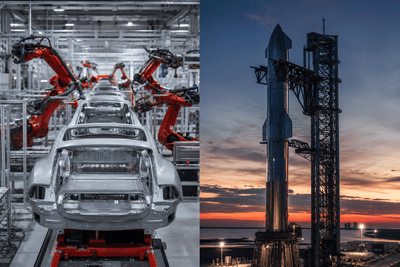 Berichten zufolge schließt Musk eine Fusion von Tesla und SpaceX erneut nicht aus