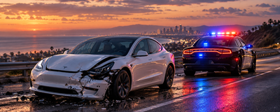 Reported: Tesla driver claims he was asleep on FSD in CHP crash