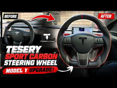 Tesery Model Y Carbonfaser Lenkrad: Einbau & Testbericht