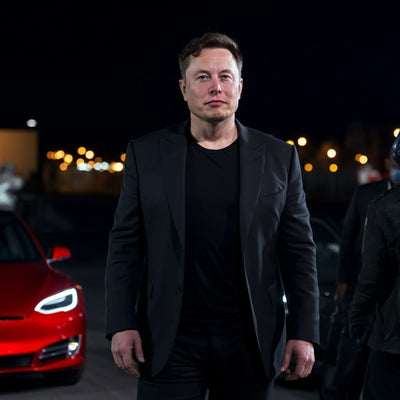 Tesla-Chef Elon Musk deutet Optimus' Job an, der direkt aus Robocop stammen könnte.