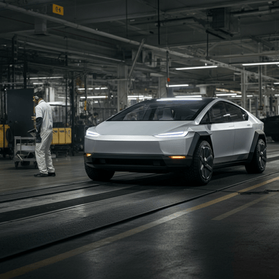 Tesla Cybercab-Produktionslinie peilt Hunderte von Fahrzeugen pro Woche an – vor der Massenproduktion
