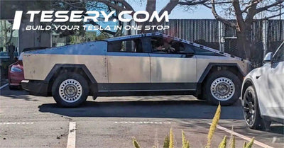 Tesla Cyber truck schreitet mit fortschritt licher Kali brier ausrüstung in Richtung Produktion voran
