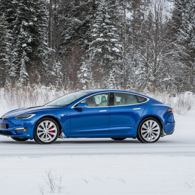 Teslas vollständig autonomes Fahren demonstriert souveräne Navigation bei starkem Schneefall