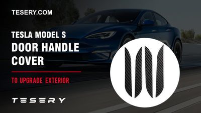 Tesla Model S Echtcarbon-Türgriffabdeckung - Bietet Ihnen mehr Sicherheit