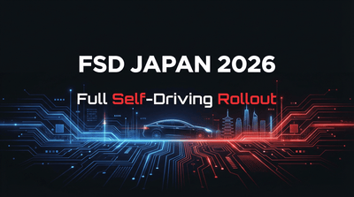 Tesla peilt 2026 für Einführung des vollständigen autonomen Fahrens in Japan nach Rekordwachstum an