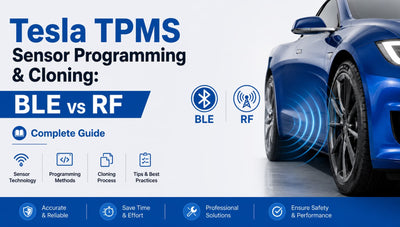 Tesla TPMS-Sensorprogrammierung & -Klonen: BLE vs. RF – Der vollständige Leitfaden