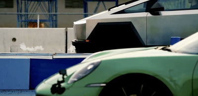 Teslas Cyber truck betäubt Quarter Mile Faceoff: Porsche 911 mit einem Twist schlagen