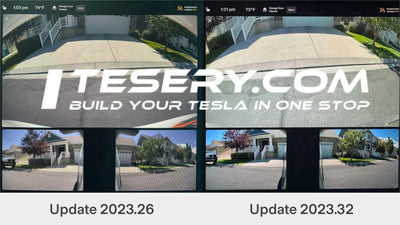 Teslas versteckte Verbesserungen: Verbesserte Rückfahr kamera-und Clarity-Upgrades