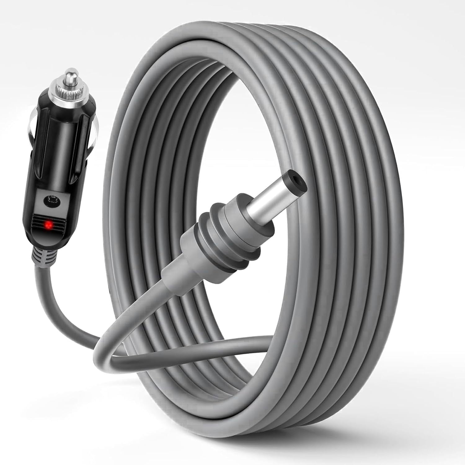 Starlink Mini-Auto-Adapter, 60 W, 12 V auf 24 V DC, Step-Up-Konverter für offizielles 16 AWG 30 m Kabel, Starlink Mini 12 V Adapter, 2-in-1 Auto- Zigarettenanzünder-Adapter mit 18 W USB-A-Ladeanschluss