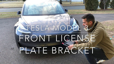 Eine Anleitung zur Anbringung eines vorderen Nummernschilds an Ihrem Tesla Model 3