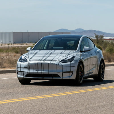 Günstiges Tesla Model Y ohne Tarnung in der Nähe von Giga Texas gesichtet