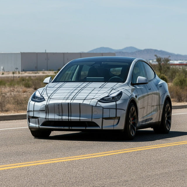 Günstiges Tesla Model Y ohne Tarnung in der Nähe von Giga Texas gesichtet