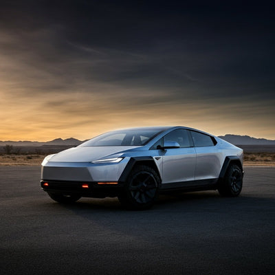 Offenbare Tesla Cybercab-Gussteile stapeln sich in Giga Texas
