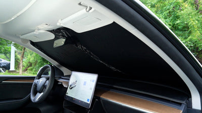 Blockiert eine Tesla-Windschutzscheibe UV-Strahlen? Ist ein Sonnenschutz für die Tesla-Windschutzscheibe notwendig?