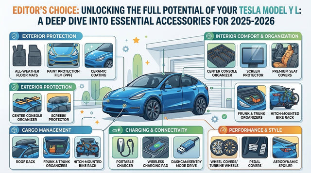 Redaktionsempfehlung: Das volle Potenzial Ihres Tesla Model Y L entfesseln: Ein tiefer Einblick in unverzichtbares Zubehör für 2025–2026