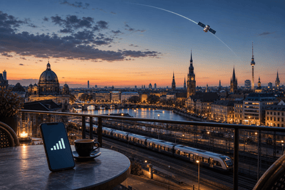 Europas führende Mobilfunkanbieter in Satellit-zu-Mobil-Gesprächen