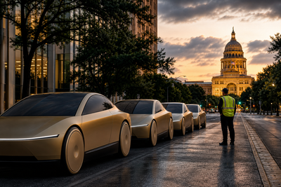 Tesla Stock Gains as Cybercab Launch Anticipation Builds