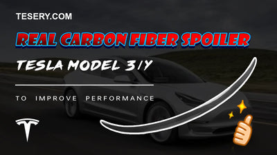 Wie wäre es mit dem Tesla Kohlefaser-Spoiler mit Model 3 und Model Y?