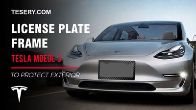 Wie wäre es mit dem Tesla-Kennzeichenrahmen mit Model 3?