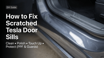 How to Fix and Prevent Scratched Door Sills on Your Tesla - Tesery Official Store