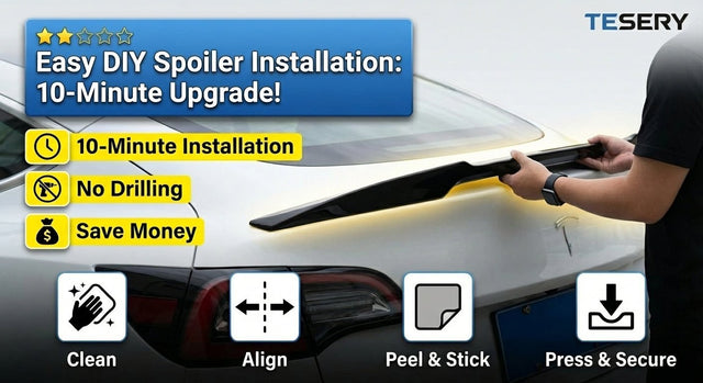 Wie man den Model Y Juniper Spoiler installiert: Komplette DIY-Anleitung