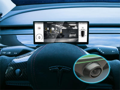 Wie bediene ich das Aftermarket-Tesla-Dashboard?