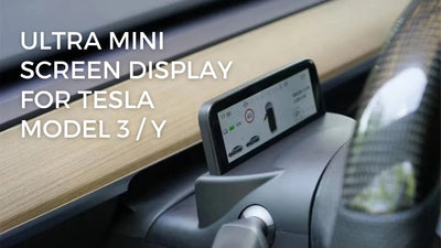 Wie bediene ich das Tesla Model 3 / Y Mini-Bildschirm-Display?