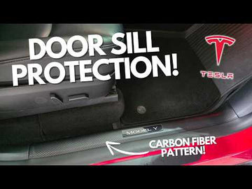 Tesery Model Y Carbon Fiber Door Sill Protectors Review