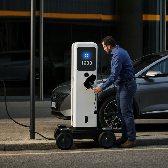 Hyundai beginnt mit Praxistests eines KI-gestützten Laderoboters für Elektrofahrzeuge