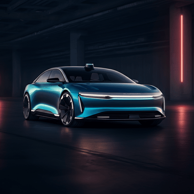 Lucid enthüllt Konzept für Mond-Robotertaxi, um Tesla Cybercab im Rennen um autonome Ride-Hailing-Dienste herauszufordern
