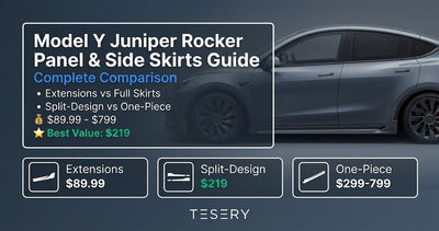 Model Y Juniper Seitenschweller-Leisten & Seitenschweller-Verkleidungen: Vollständiger Vergleich