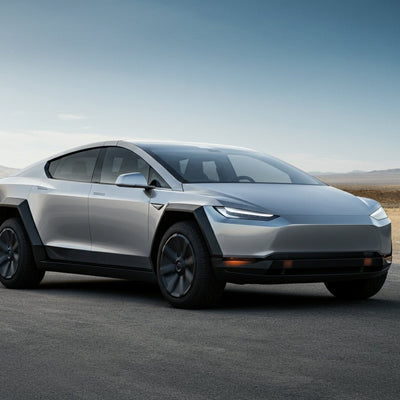 Mehrere Tesla Cybercab-Einheiten auf dem Crashtestgelände der Giga Texas gesichtet