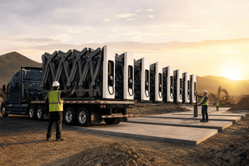 Reports Detail Tesla's 'Accordion' Pre-Assembled Supercharger - Tesery Official Store