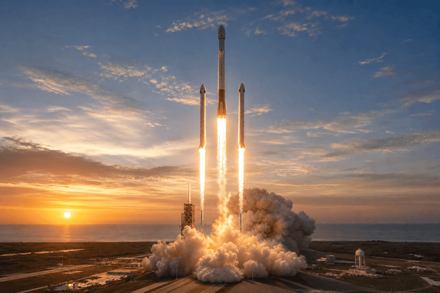 SpaceX Falcon Heavy startet Roman-Weltraumteleskop der NASA