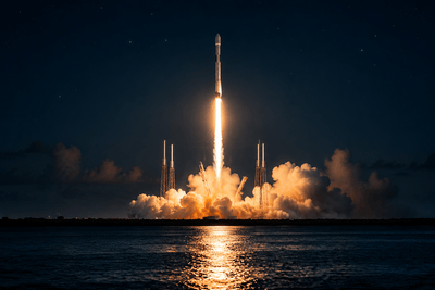 SpaceX erreicht 2026 100 Falcon-Starts, wie Berichte besagen