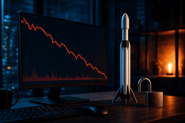 SpaceX-Aktie Berichten zufolge unter IPO-Preis, da Insider-Anteile freigegeben werden