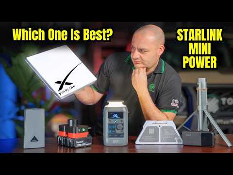 Starlink Mini Off-Grid-Stromversorgungsanleitung | Tesery Power Stativ
