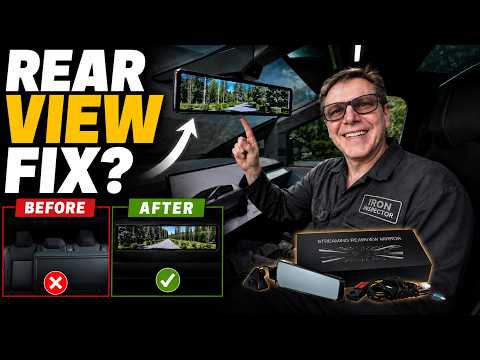 Tesery Cybertruck Streaming Rearview Mirror: A Must-Have Fix