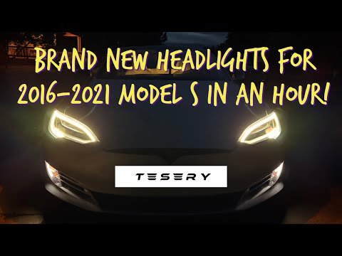 Tesery Model S Scheinwerfer-Upgrade: Gelbe Tagfahrlichter reparieren