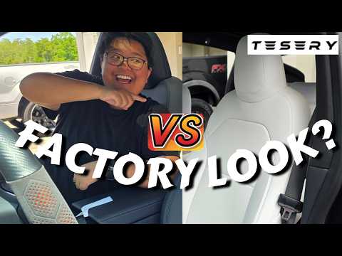 Tesery Model Y weiße Sitzbezüge: Komplette Installation & Bewertung