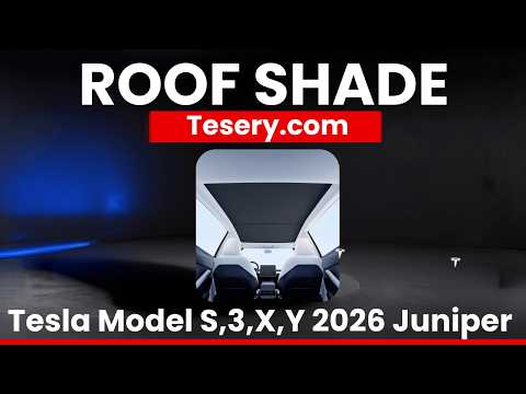 Tesery Tesla Glasdach-Sonnenschutz – Test & Montageanleitung