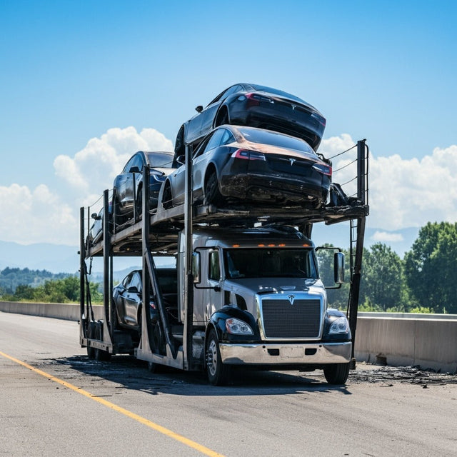 Tesla stellt klar: Brand in Autotransporter in LA begann in Diesel-Sattelzugmaschine, nicht in Elektrofahrzeugbatterien
