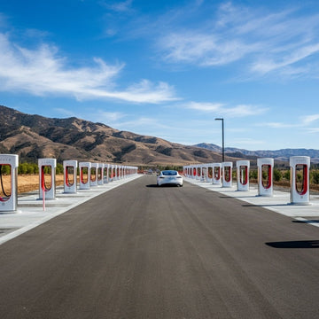 Tesla Completes Construction of Its Largest Supercharger Station, Now Open in Lost Hills, California - Tesery Official Store