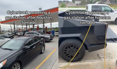Tesla Cybertruck versorgt Tankstelle während des Tornados in Houston mit Strom: Ein Einblick in seine wichtigsten Funktionen