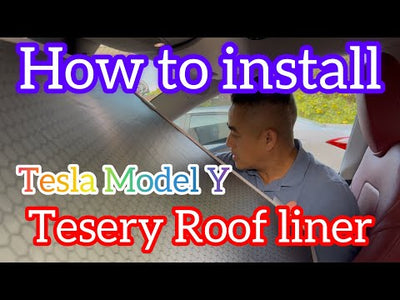 Tesla Interieur-Upgrade: Tesery Carbon Fiber Dash Cover Test