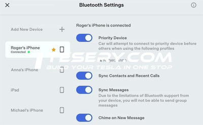 Tesla-Priorität gerät: Nahtlose Bluetooth-Konnektivität