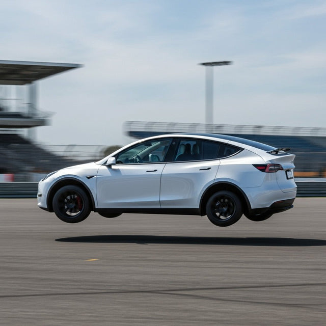 Tesla fährt mit seltsamem, kompaktem Model Y auf der Teststrecke in Fremont: Bezahlbares Modell?